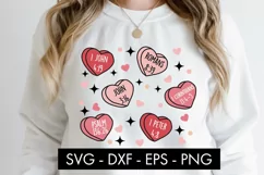 Christian Valentine Candy Heart SVG PNG Sublimation Product Image 1