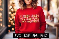 I Need 2024 To Understand The Assignment SVG Cut File Product Image 2