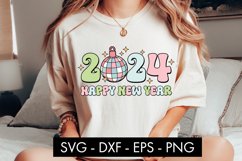 2024 Happy New Year SVG Cut File Product Image 2