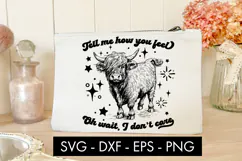 Funny Cow Animal SVG PNG Sublimation Product Image 2