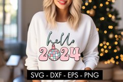 Hello 2024 SVG Cut File Product Image 1