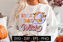 100 That Witch SVG Cut file Sublimation Product Image 1