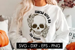 People Give Me The Creeps SVG Cut File PNG Sublimation Product Image 1