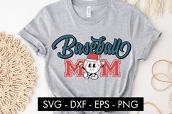 Baseball Mom College SVG PNG Cut file Product Image 2