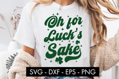Oh For Lucks Sake SVG PNG Sublimation Product Image 2