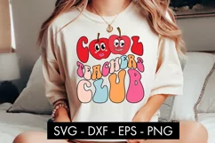 Cool Teachers Club SVG Cut File PNG Sublimation Product Image 1