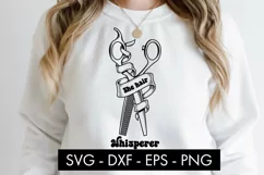 The Hair Whisperer SVG Cut File PNG Product Image 1