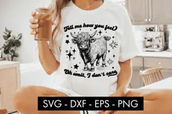 Funny Cow Animal SVG PNG Sublimation Product Image 1