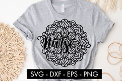 Nurse Mandala SVG Cut file Sublimation Product Image 3
