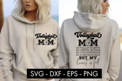 Volleyball Mom My Wallet Is Empty SVG Cut File PNG Product Image 2