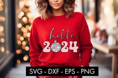 Hello 2024 SVG Cut File Product Image 2