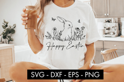 Happy Easter Bunny SVG PNG Sublimation Product Image 2