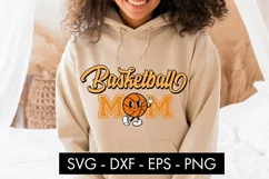 Retro Basketball Mom SVG PNG Cut file Product Image 2