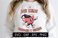 But First Cafecito Y Chisme SVG Cut File PNG Sublimation Product Image 2