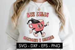But First Cafecito Y Chisme SVG Cut File PNG Sublimation Product Image 2