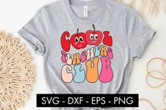 Cool Teachers Club SVG Cut File PNG Sublimation Product Image 2