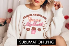 Besides Chocolate You Are My Favorite PNG Sublimation Product Image 1