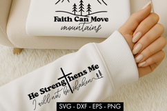 Faith Can Move Mountains SVG PNG Sublimation Product Image 2