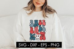 Retro Baseball Mom SVG PNG Cut file Product Image 2