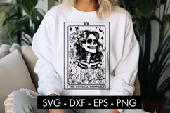 Tarot Card The Crystal Hoarder SVG Cut File PNG Product Image 2