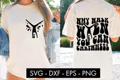 Why Walk When You Can Cartwheel SVG Cut File PNG Product Image 2