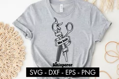 The Hair Whisperer SVG Cut File PNG Product Image 3