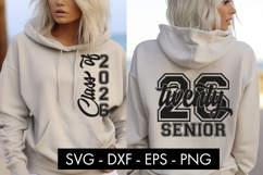 Senior Class of 2026 SVG Front and Back PNG Sublimation Product Image 3