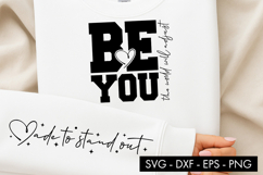 Be You The World Will Adjust SVG PNG Sublimation Product Image 3