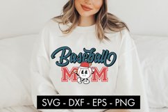 Baseball Mom College SVG PNG Cut file Product Image 3
