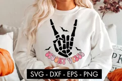 Spooky Vibes Halloween SVG Cut File PNG Sublimation Product Image 1