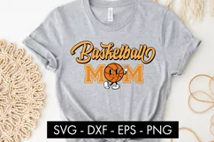 Retro Basketball Mom SVG PNG Cut file Product Image 3