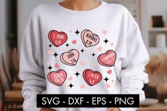 Christian Valentine Candy Heart SVG PNG Sublimation Product Image 3