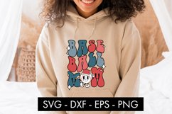 Retro Baseball Mom SVG PNG Cut file Product Image 3