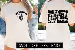 Don't Judge My Pounds SVG PNG Sublimation Product Image 3
