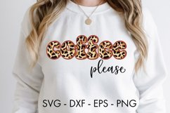 Coffee please SVG Cut file Sublimation Product Image 1