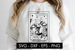 Tarot Card Hairstylist SVG Cut File PNG Product Image 1