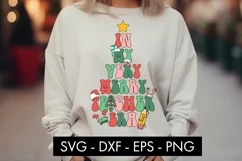 In My Very Merry Teacher Era SVG PNG Sublimation Product Image 3
