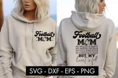 Football Mom My Wallet Is Empty SVG Cut File PNG Product Image 3
