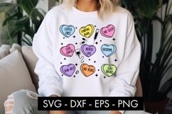 Funny Nurse Candy Heart SVG PNG Sublimation Product Image 3