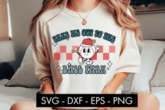 Retro Baseball Take Me Out To The Ball Park SVG PNG Cut file Product Image 3