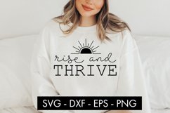 Rise And Thrive SVG Cut File PNG Product Image 1