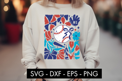 Floral Baseball SVG PNG Sublimation Product Image 3