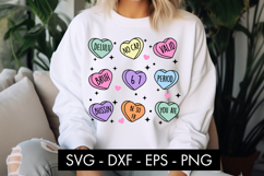 Gen Z SVG Candy Hearts PNG Sublimation Product Image 1