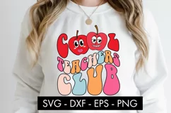 Cool Teachers Club SVG Cut File PNG Sublimation Product Image 3