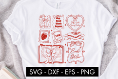 Coquette Book Lover SVG PNG Soft Girl Aesthetic Reading Product Image 3