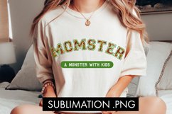 Momster A Monster With Kids PNG Sublimation Product Image 3