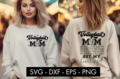 Volleyball Mom My Wallet Is Empty SVG Cut File PNG Product Image 3