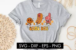 Retro Basketball Game Day SVG PNG Cut file Product Image 3
