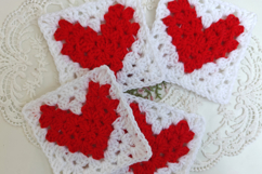 Pixel Heart Granny Square Pattern Product Image 5
