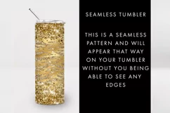 Golden Cheetah Glitter Tumbler Sublimation PNG Product Image 2